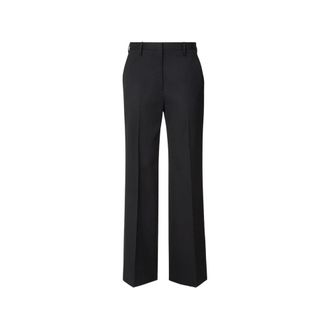 Fendi Black Grain De Poudre Pants