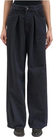 Haikure Candy Twill 45 - Dames - Wijde Broeken - Grijs - W24 - Katoen - Broeken