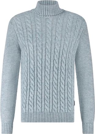 State of Art Truien & Vesten, Heren, Blauw, 2Xl, Stijlvolle Roll Neck Sweater