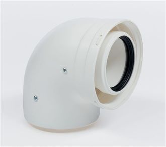 Atlantic Codo Para Extractor Di&aacute;metro 60/100 De 90 Grados - Atlantic - 074293