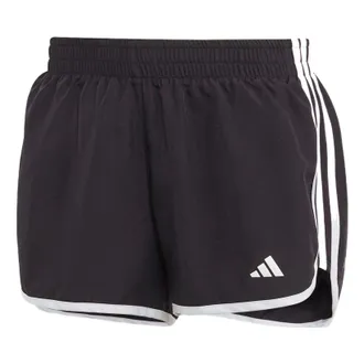 adidas (WMNS) adidas Marathon 20 Running Shorts Asia Sizing Black White IC5184