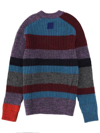 Barbour X Paul Smith Multicolor Ribbed Knit Striped Sweater