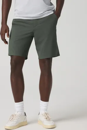 Vuori Clothing Aim Shorts 8 | River Rock Slub Stripe | 28