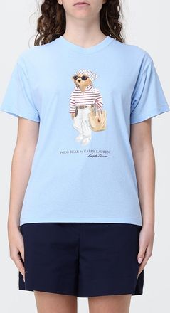 Polo Ralph Lauren T-shirt in cotone con stampa Teddy Polo Ralph Lauren