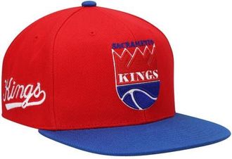 Mitchell & Ness Mens Mitchell & Ness Red/Royal Sacramento Kings Hardwood Classics Snapback Hat at Nordstrom