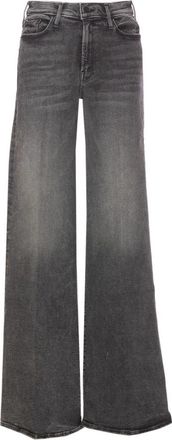 Mother Grijze Twister Heel Jeans - Dames - Flared Jeans - Grijs - W26 - Katoen - Jeans
