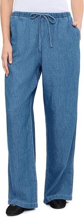 Madewell Denim Pull-On Pants Womens Jeans Irving Wash : XL (Womens 14-16), Cotton/Linen