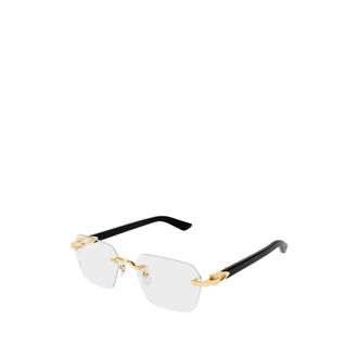 Cartier Glasses, male, Yellow, Size: 54 MM Ct0623O Eyeglasses
