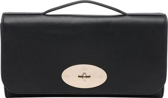 Mulberry Mulberry black lily clutch