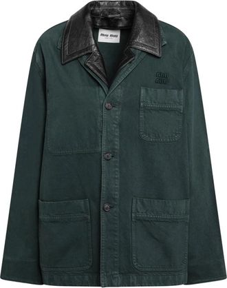 Miu Miu Jassen - Dames - Zomerjassen - Groen - M - Jassen