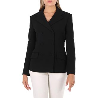 Roberto Cavalli Double-Breasted Blazer Jacket, Brand Size 42 ( US Size 8 )