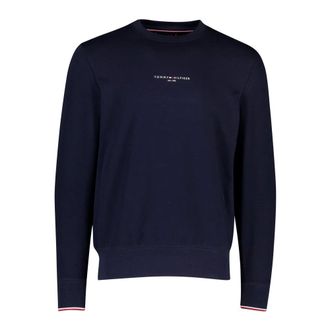 Tommy Hilfiger Hoodies & sweatvesten, Heren, Blauw, XL, Katoen, Sweatshirts