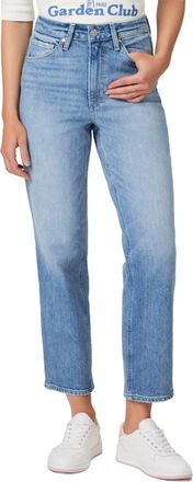 Paige Sarah Straight Ankle Jeans In Magnifique
