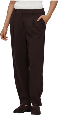 Summum Broeken Punto Milano - Dames - Wijde Broeken - Bruin - XL - Broeken