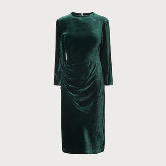 L.k. Bennett Womens IZZY Dress, Forest - Green - Size 8 UK