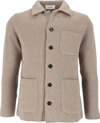 Lardini Acljm91 Cn65007A 420 Cardigan in Maglia - - Knitwear - Uomo - Beige - L