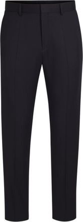 BOSS Regular-fit formal pants in virgin wool