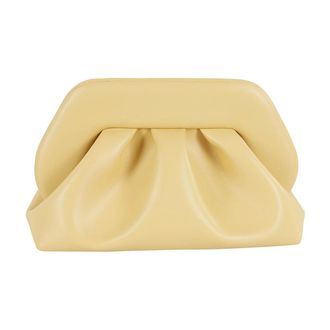 Themoirè Beige Clutch