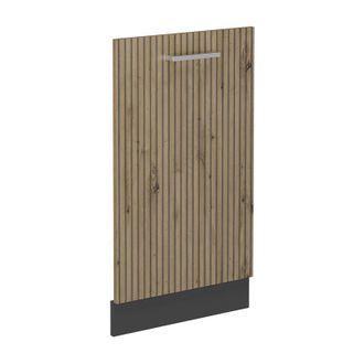 Vicco Tapa Del Lavavajillas R-line, Roble Artesanal, 45 Cm Sin Encimera, Vicco