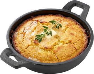 MegaChef 5 Inch Round Cast Iron Frying Pan for Indoor/Outdoor Use in Black at Nordstrom