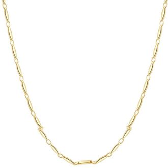 Pompeii3 14k Yellow Gold Womens 24 Chain Necklace 10 Grams 2.5mm Thick