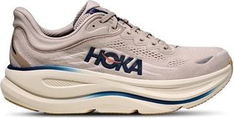Hoka One One Mens Bondi 9 - Running Shoes Stucco/Grout/Blue Size 10.0