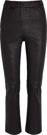 Arma Pantaloni con inserti in pelle - Nero