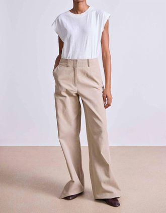 Apiece Apart Adi Trouser In Sand Stone