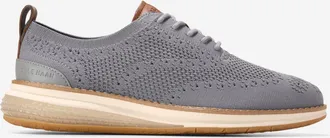 Cole Haan Mens &Oslash;riginal Grand Energyweave Stitchlite Wingtip Oxford Shoes - Grey Size 10.5