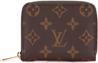 Louis Vuitton Monogram Brown Pvc Leather Coin Purse/Coin Case (Pre-Owned)