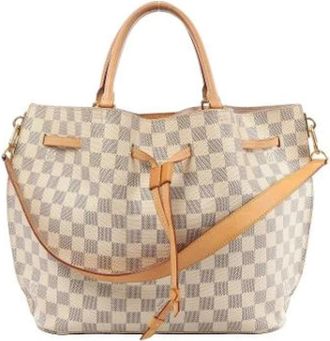 Louis Vuitton Pre-owned Bucket Bags, female, Beige, Size: ONE SIZE Pre-owned Girolata Bucket Bag