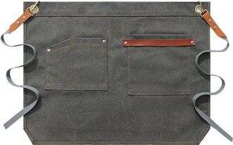 No Brand Delantal De Camarero, Delantal De Cintura Para Camarero/camarera, Accesorio De Trabajo Con M&uacute;ltiples Bolsillos Para Cocina, Cafeter&iacute;a, Restaurante, Ap