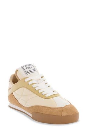 Chlo&eacute; Kick Low Top Sneaker in Light Ochre at Nordstrom Rack, Size 8Us / 38Eu
