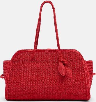 Jacquemus Bolso Turismo Small de rafia