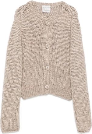 Forte_Forte My Knit - Dames - Vesten - Beige - S - Kasjmier - Truien & Vesten