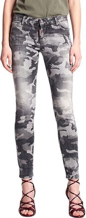 Dsquared2 Grey Skinny Mid Rise Jeans