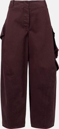 Alaia Alaïa Pantaloni cargo in twill di cotone