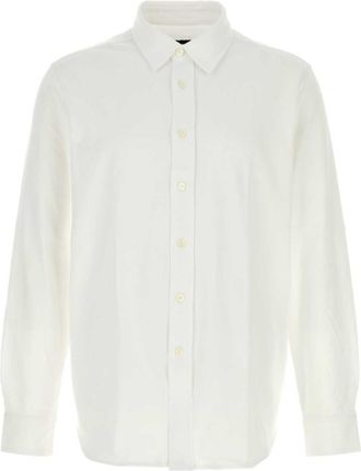 Brioni White Regular Solid Shirt