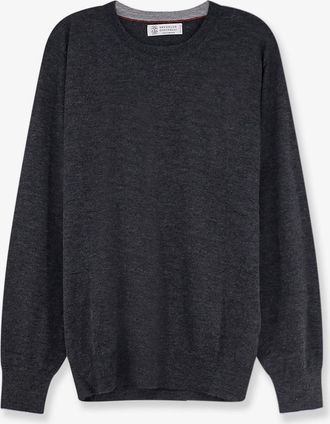Brunello Cucinelli Maglia in cashmere e seta - BRUNELLO CUCINELLI - gender_Man