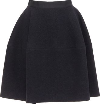 Lanvin Wool Blend Bell Shaped Skirt