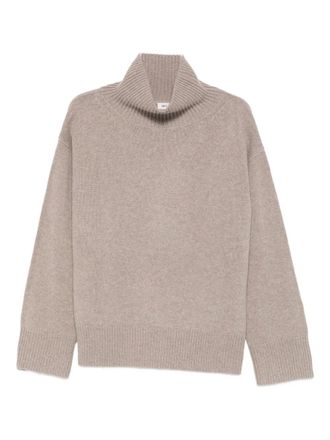 Soft Goat turtleneck cashmere sweater - Toni neutri