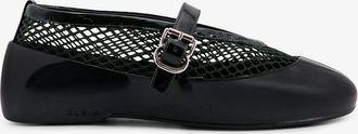Alaia Mesh Rubber Flat Ballerinas - ALAIA - gender_Woman