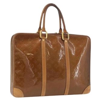 Louis Vuitton Pre-owned Handtas - Dames - Vintage Handtas - Bruin - ONE Size - Leer - Vintage