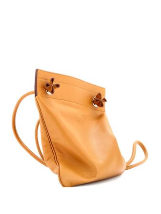 Herm&egrave;s Aline Bag Milo Lambskin and Swift Mini crossbody bag - Marrone