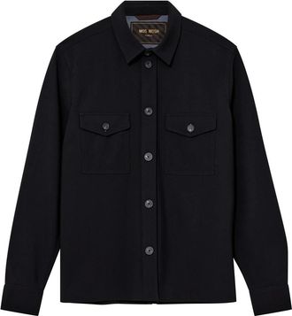 Mos Mosh Birk Traver Overshirt - Heren - Zomerjassen - Zwart - S - Jassen