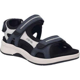 Josef Seibel Womens Women Sandal Estelle 02 in blue Leather - Size EU 37
