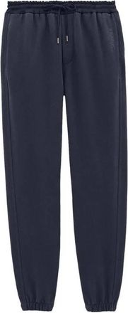 Saint Laurent Mens Logo Embroidered Fleece Sweatpants, Size Medium