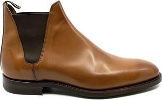 Crockett & Jones Chelsea 8 Boot - Heren - Chelseaboots - Bruin - 41 1/2 EU - Leer - Schoenen