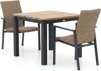 Manifesto Furniture Manifesto Villongo/Lagundo 90cm dining tuinset 3-delig stapelbaar