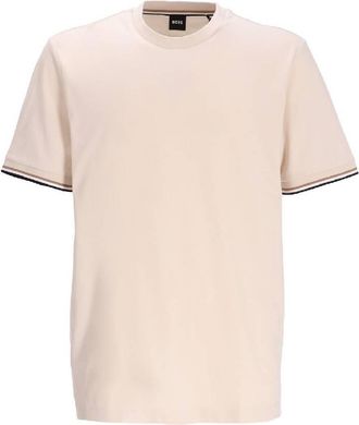 HUGO BOSS Thompson Stripe-Trim T-Shirt, Size Medium